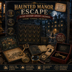 Mystery Puzzle Advent Calendar with 24 Daily Clues and Tasks, 6 Stories 2026