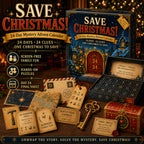 Mystery Puzzle Advent Calendar with 24 Daily Clues and Tasks, 6 Stories 2026