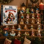 Basset Hound Ornament Advent Calendar with 24 Acrylic Pendants 2026