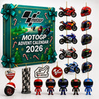 Motorbike Advent Calendar with 24 Mini Racing Bikes, Helmets and Accessories 2026