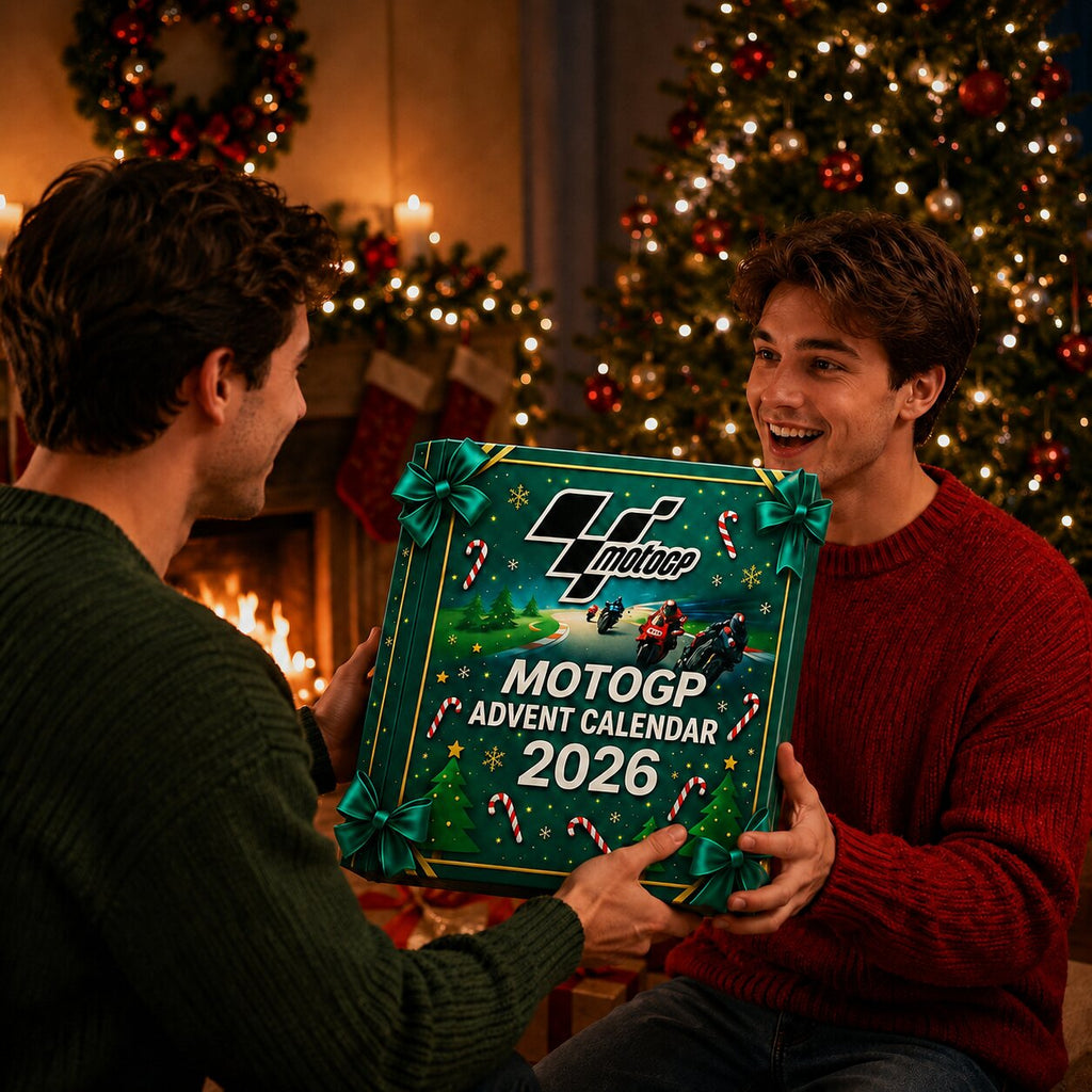 Motorbike Advent Calendar with 24 Mini Racing Bikes, Helmets and Accessories 2026