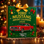 Muscle Car Themed Advent Calendar with 24 Mini Car Items and Accessories 2026