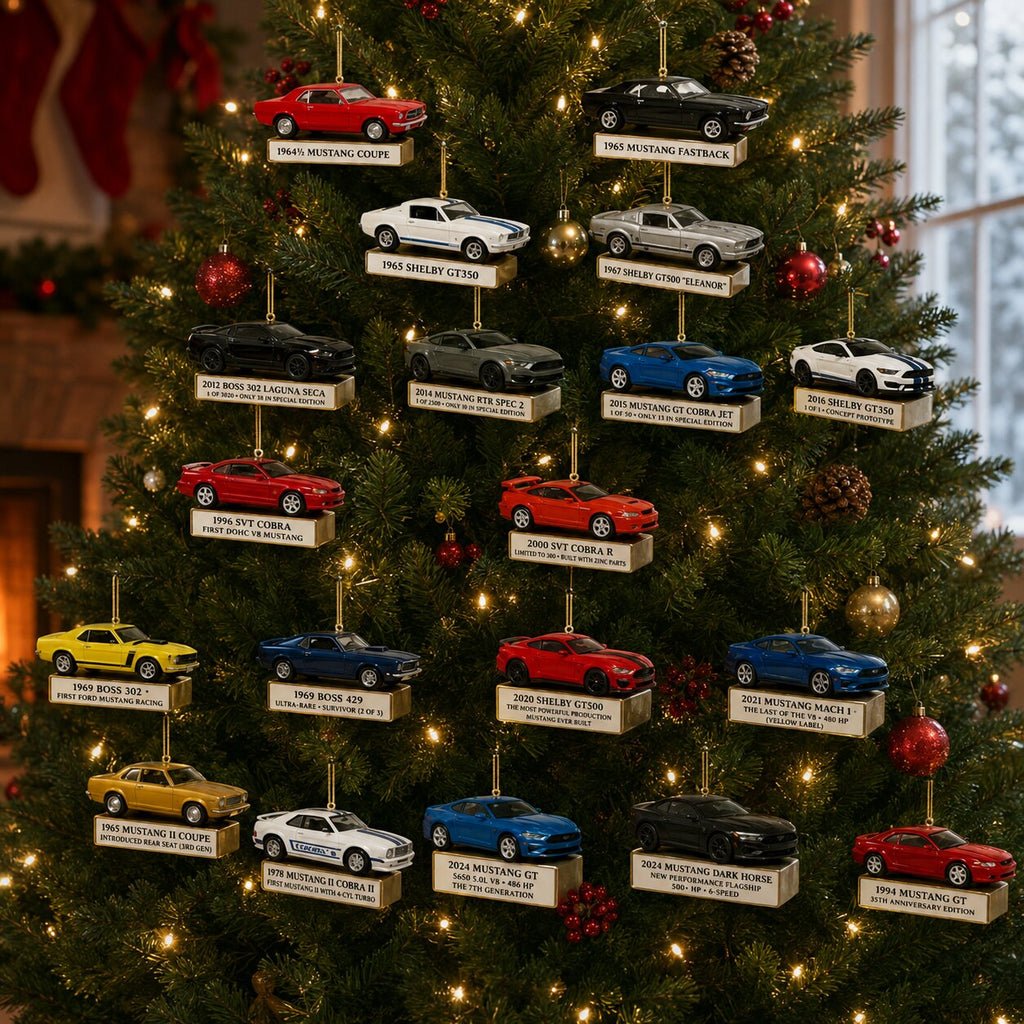 Muscle Car Themed Advent Calendar with 24 Mini Car Items and Accessories 2026