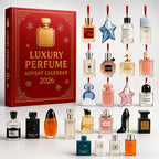 Perfume-Themed Advent Calendar with 24 Acrylic Pendants, No Fragrance 2026