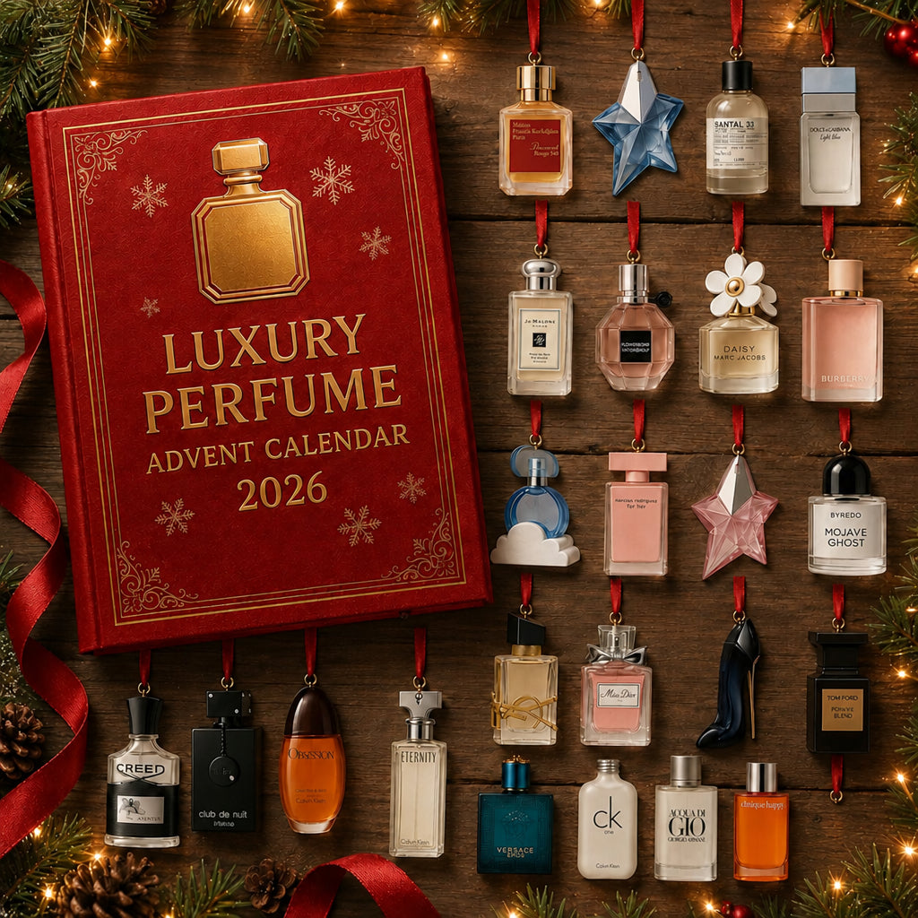 Perfume-Themed Advent Calendar with 24 Acrylic Pendants, No Fragrance 2026