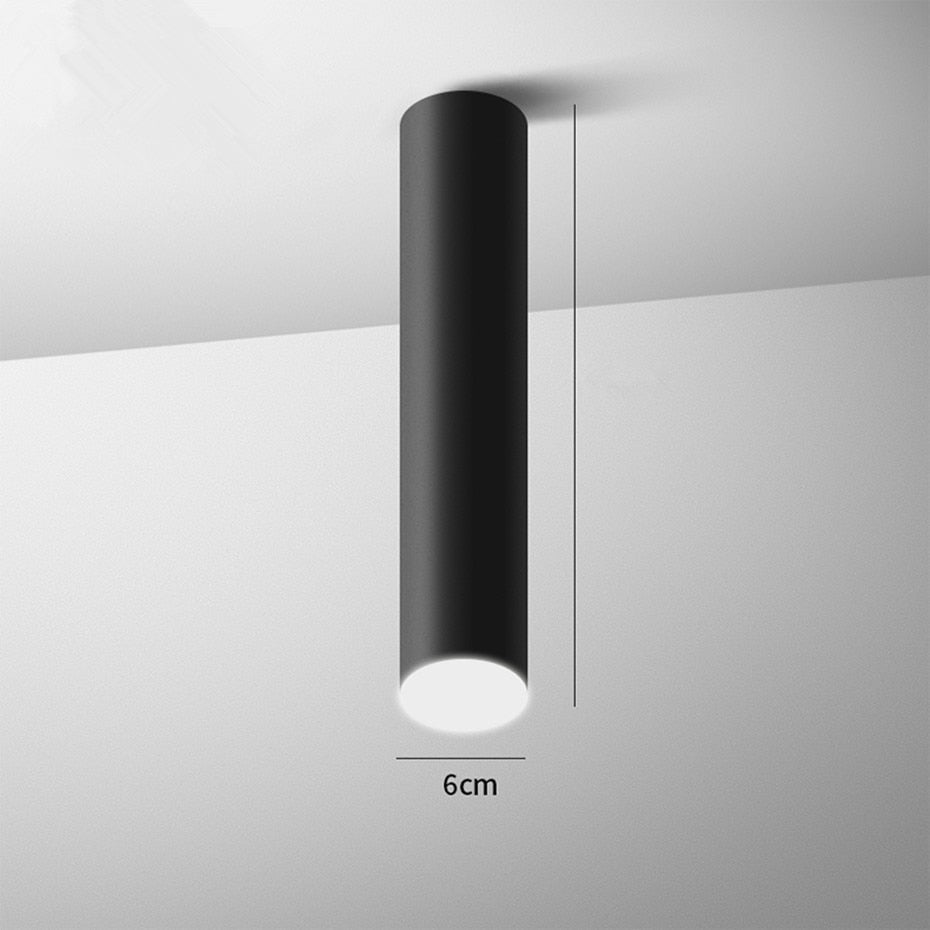 Surface-Mounted LED COB Downlight – Modern Ceiling Light, 75–400 mm, for Living Room & Kitchen