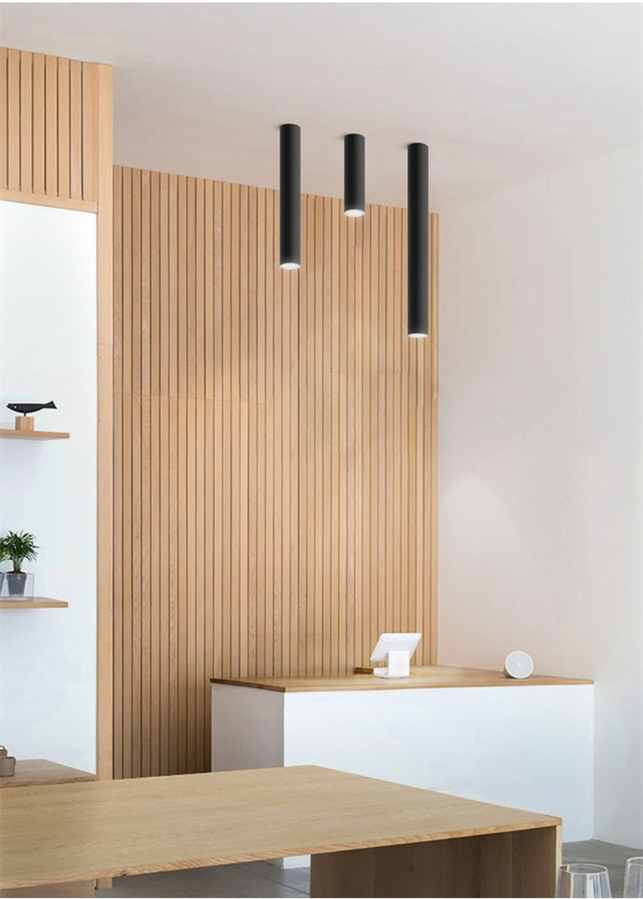 Surface-Mounted LED COB Downlight – Modern Ceiling Light, 75–400 mm, for Living Room & Kitchen