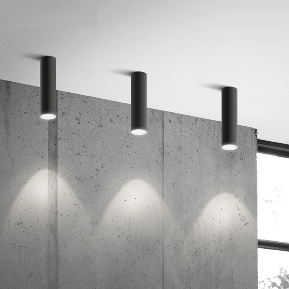 Surface-Mounted LED COB Downlight – Modern Ceiling Light, 75–400 mm, for Living Room & Kitchen