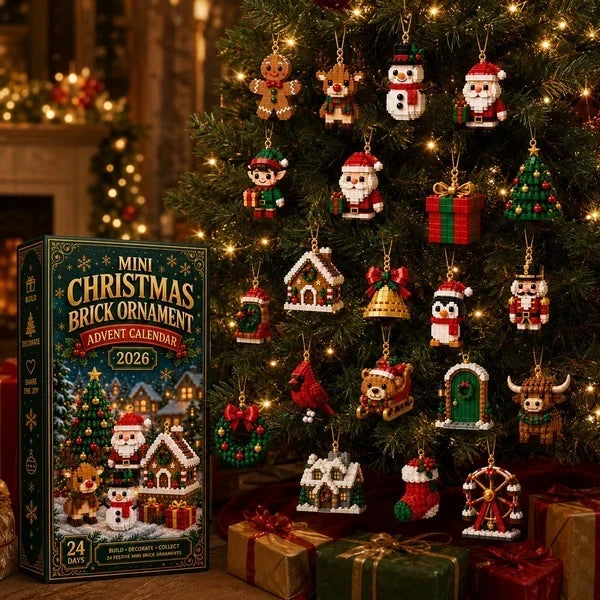 Christmas Ornament Building Advent Calendar with 24 Mini Build Projects 2026