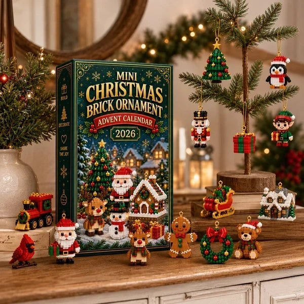 Christmas Ornament Building Advent Calendar with 24 Mini Build Projects 2026