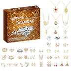 Gold-Tone Jewellery Advent Calendar with Necklaces, Rings and Earrings, Gold Box 2026