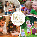 Gold-Tone Jewellery Advent Calendar with Necklaces, Rings and Earrings, White Box 2026