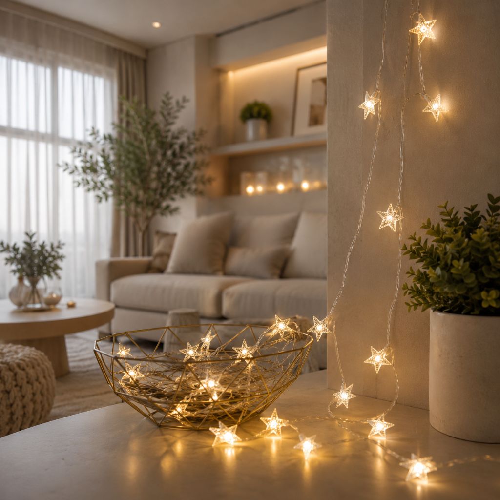 Battery LED Fairy Lights, Warm White – Star String Lights & Night Light Decoration for Kids’ Room & Nursery