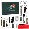 Survival Advent Calendar with 24 Outdoor Tools, Paracord and Fire Starter 2026