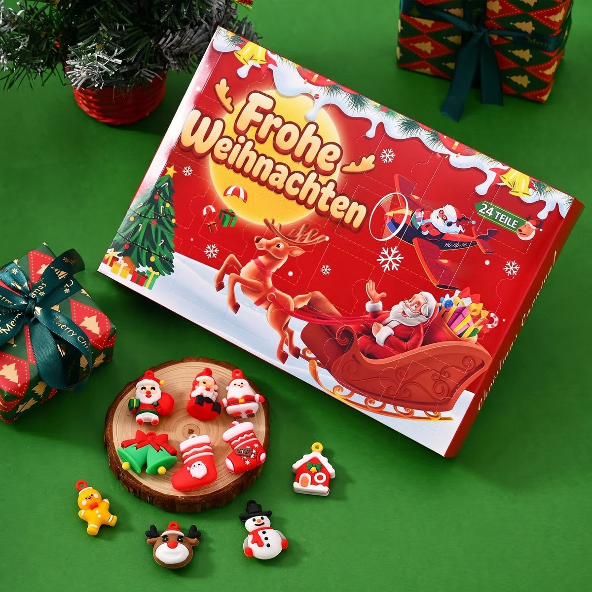 Christmas Figures Advent Calendar with 24 Resin Mini Figures 2026