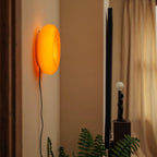Bauhaus Wall Light & Table Lamp – Minimalist White Glass & Metal Mood Light for Living Room