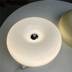 Bauhaus Wall Light & Table Lamp – Minimalist White Glass & Metal Mood Light for Living Room
