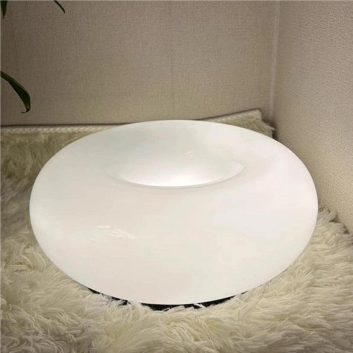 Bauhaus Wall Light & Table Lamp – Minimalist White Glass & Metal Mood Light for Living Room