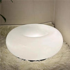 Bauhaus Wall Light & Table Lamp – Minimalist White Glass & Metal Mood Light for Living Room