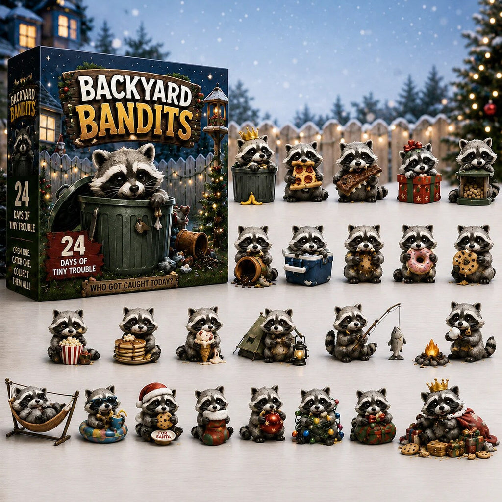 Raccoon Advent Calendar with 24 Collectable Raccoon Figures 2026
