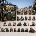 Raccoon Advent Calendar with 24 Collectable Raccoon Figures 2026
