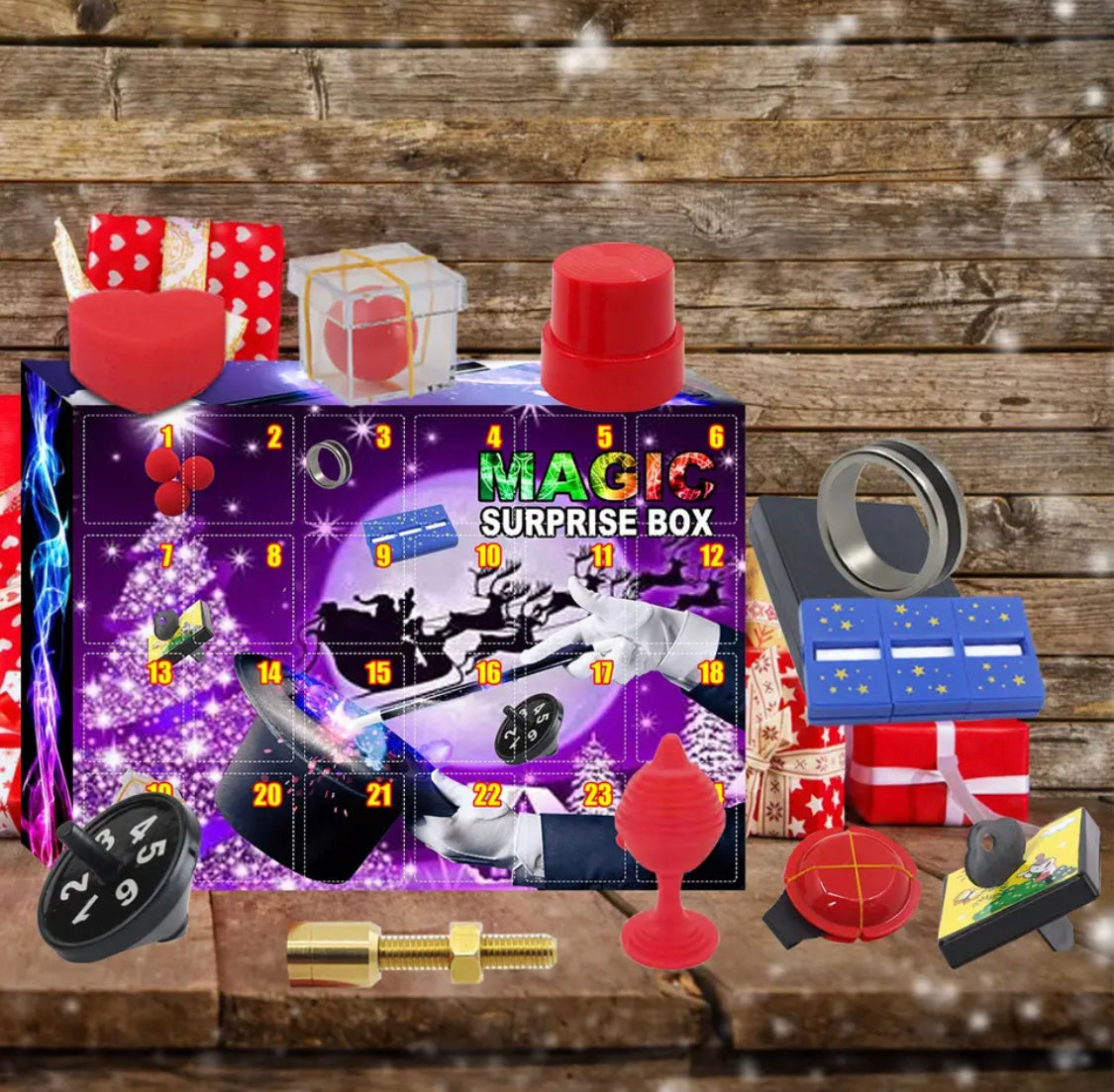 Magic Advent Calendar with 24 Magic Tricks for Kids 2026